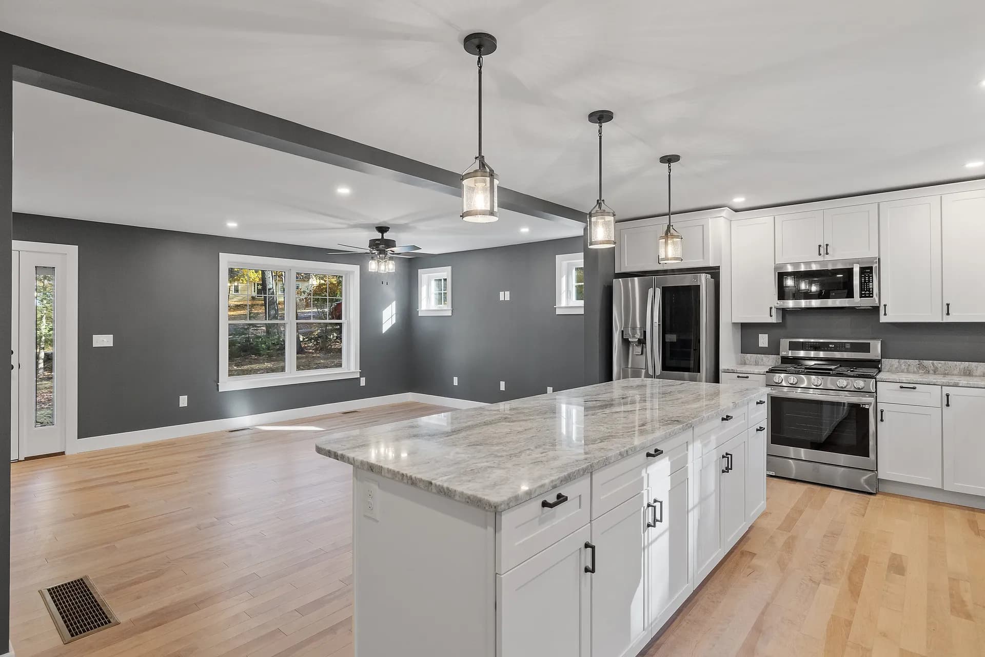 Contemporary white kitchen remodel