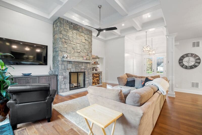 Beautiful remodeled living room